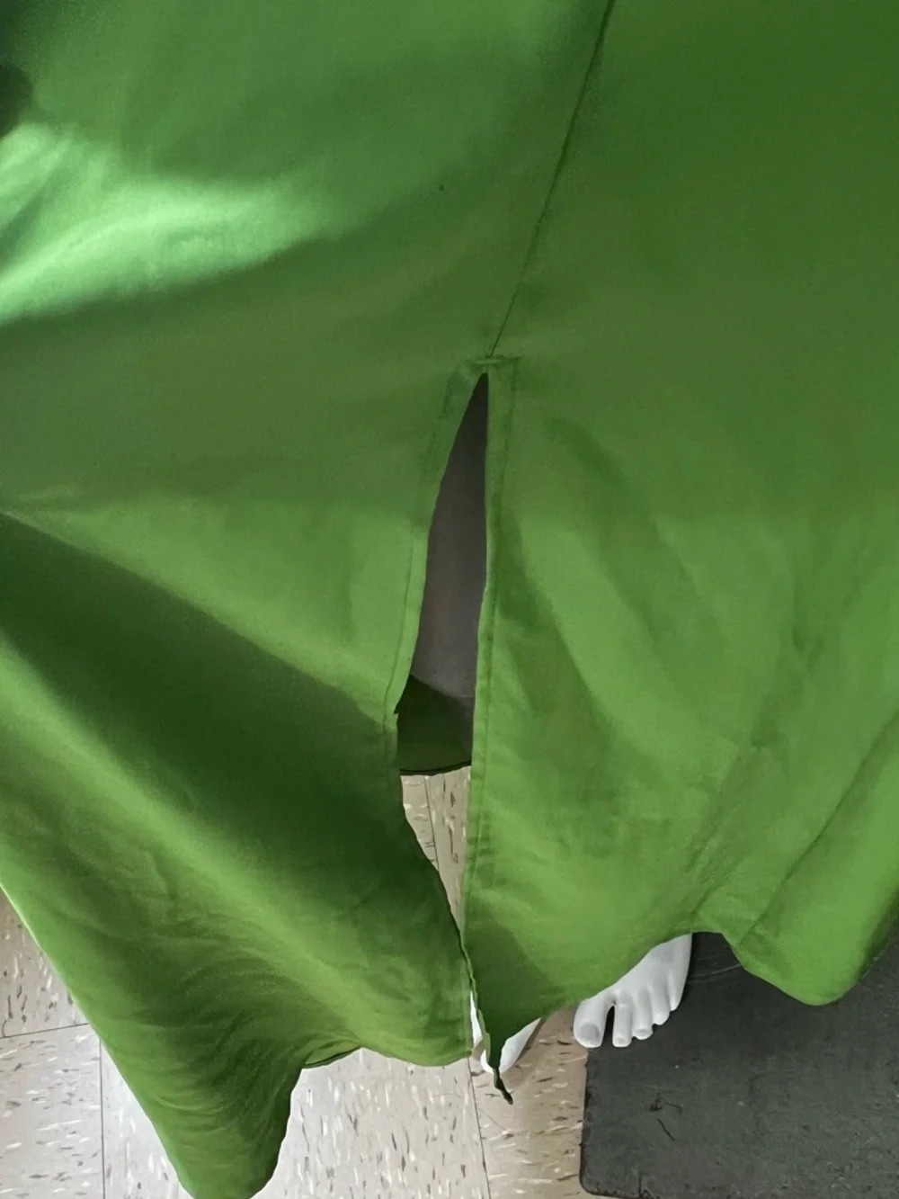 Banana Republic Olive Green Slip Maxi Dress - Picture 4 of 6